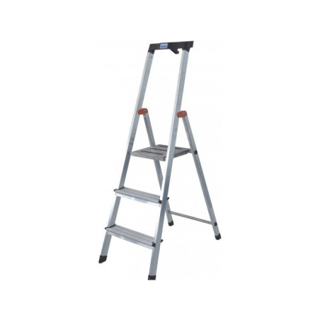 Drabina KRAUSE SAFETY jednostronna aluminiowa 3 stopnie