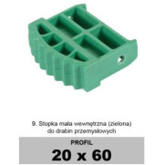 Stopka do drabiny 20 x 60 zielona