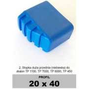 Stopka do drabiny 20 x 40 niebieska Stopka do drabiny 20 x 40 niebieska
