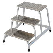 Schody montażowe KRAUSE STABILO aluminiowe 3 stopnie