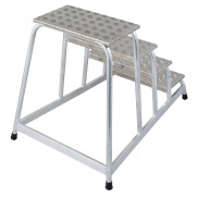 Schody montażowe KRAUSE STABILO aluminiowe 4 stopnie