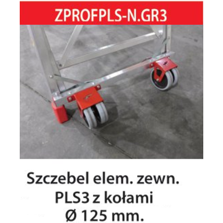 Szczebel z kołami Faraone PLS3