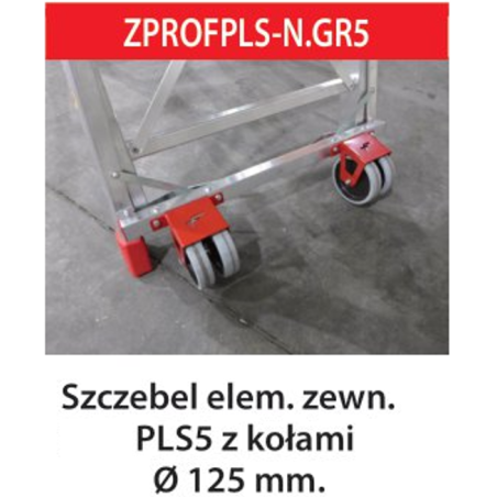 Szczebel z kołami Faraone PLS5
