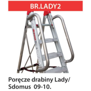 Poręcze do drabin Faraone Lady i Faraone Domus