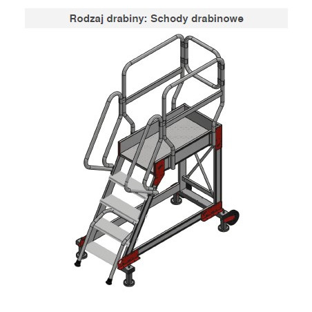 Schody drabinowe Faraone 5 stopni