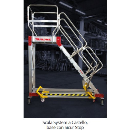 Schody drabinowe od boku