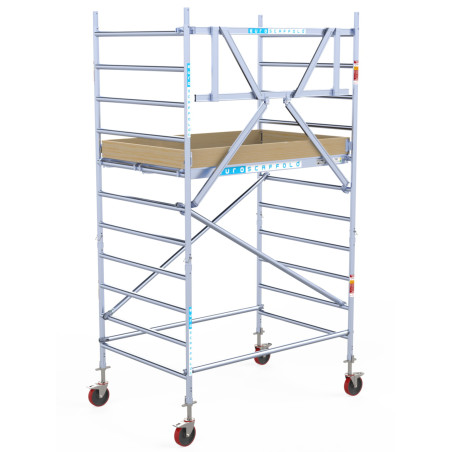 Rusztowanie Euroscaffold Basic 1,35 x 1,90 wysokość 4,2m na kołkach