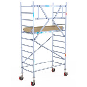Rusztowanie Euroscaffold Basic 0,75 x 250 wysokość 4,2m na kółkach