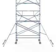 Rusztowanie Euroscaffold Basic aluminiowe jezdne 0,75 x 250