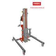 Podnośnik towarowy aluminiowy Faraone seria HWBIG