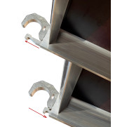 Rusztowanie przegubowe aluminiowe jezdne AKSO Easy 74 x 190