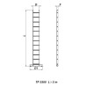 Drabina DRABEX TP2300 11 stopni dane techniczne